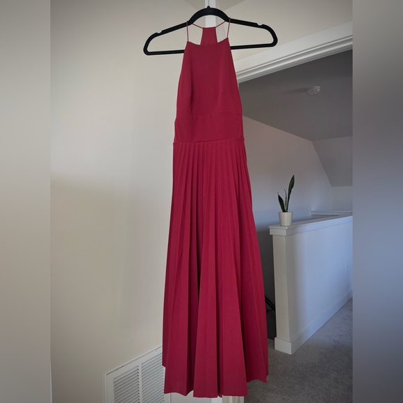 NWT ASOS RACERBACK PLEATED MIDI DRESS - Picture 4 of 6